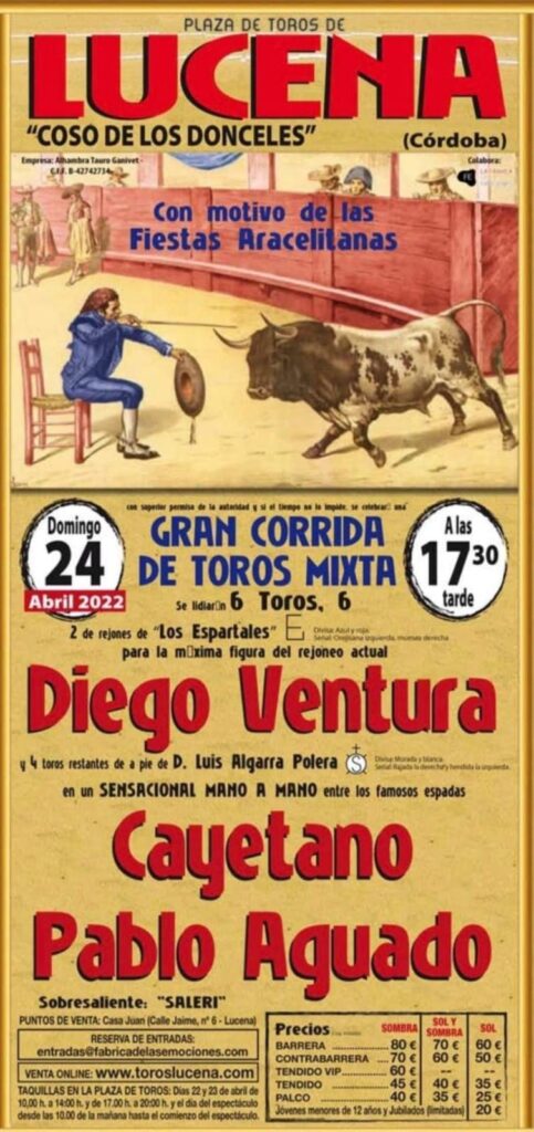 Corrida mixta en Lucena